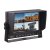 AHD monitor 7" s kvadrátormi a vstupmi 4x4PIN, DVR