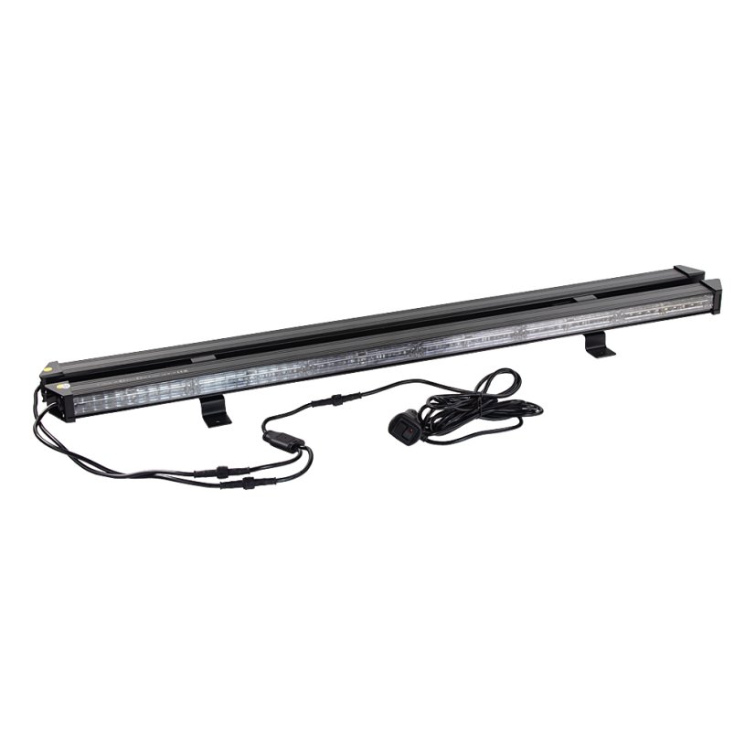 LED alej voděodolná (IP67) 12-24V, 108x LED 1W, oranžová 916mm, dual