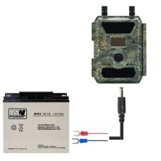 Sada PNI Hunting 400C PRO 4G, baterie 18 Ah a kabel