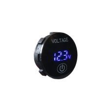 Digitálny voltmeter 5-36V modrý s ukazovateľom stavu batérie