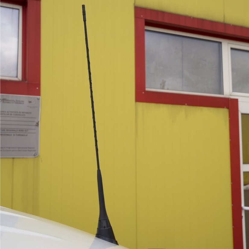 CB anténa PNI Duplex 2000 CB-FM, 26-28MHz (CB), 87-108MHz (FM), CB kabel a FM kabel 5 metrů, sklolaminát, délka 490 mm