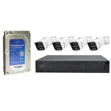 Sada pro video dohled PNI IPMAX POE 3LR, NVR se 4 porty POE se 4 3MP IP kamerami a 1TB HDD
