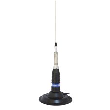Anténa CB, délka 155 cm, 26-30 MHz, včetně magnetu 145 mm