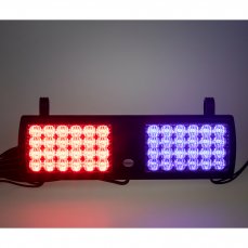 PREDATOR dual LED indoor, 48x1W, 12-24V, červeno-modrá
