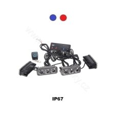 PREDATOR LED vnější bezdrátový, 12x LED 1W, 12V, modročervený