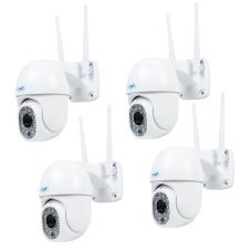 Sada 4x PNI IP440 WiFi PTZ bezdrátová video monitorovací kamera, 4MP