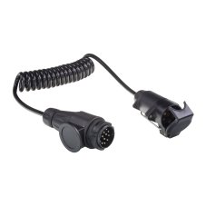 Prodlužovací kabel 2 m spirálový, 1x zástrčka 13pin, 1x zásuvka 7pin, 12V