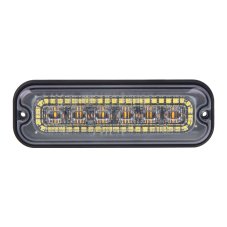 Přední bílé obrysové LED světlo s výstražným oranžovým světlem, 12-24V, ECE R65