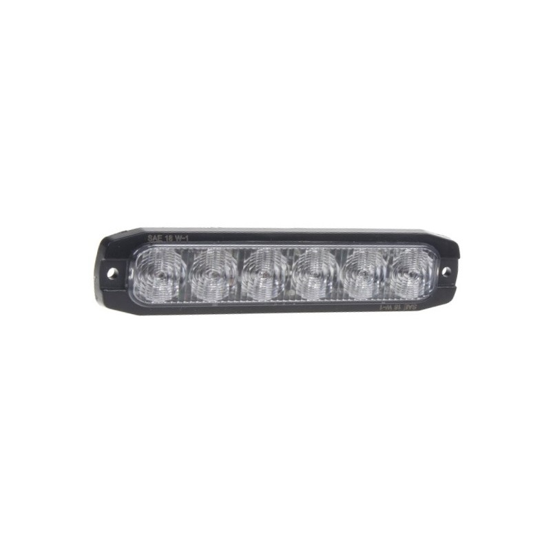 LED profi predátor modrý 12/24V, 6X LED 3W, R65