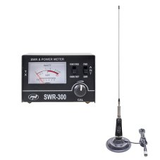 CB antenna set PNI LED 2000, magnet 145 mm and reflectometer PNI SWR-300