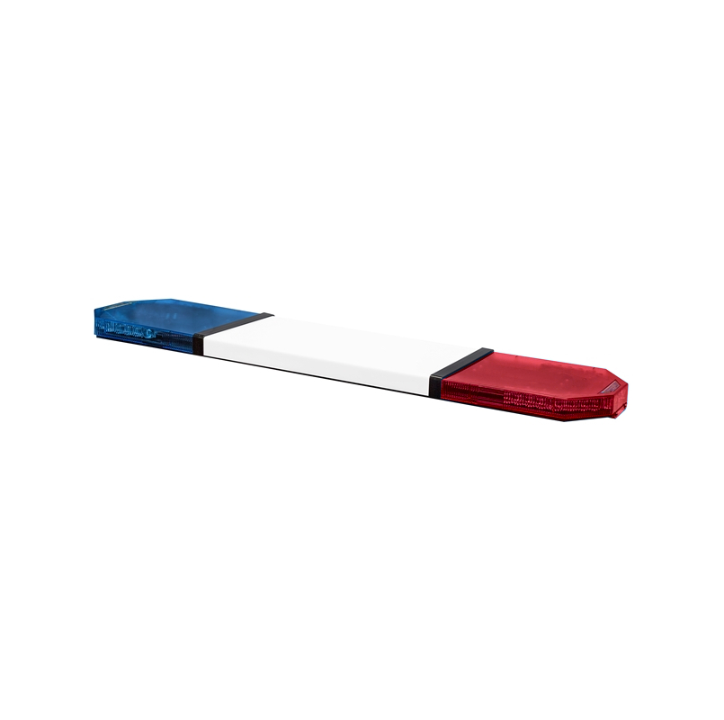 LED lightbar Montana 90cm, Blue-red, ECE R65 - Lens: Colored