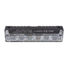 PROFI SLIM výstražné LED světlo vnější, do mřížky, červeno-modré, 12-24V, ECE R10