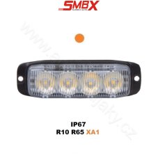 PROFI SLIM výstražné LED světlo vnější, oranžové, 12-24V, ECE R65