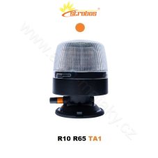 LED maják oranžový 12/24V, vákuový držiak, 24X3W LED, R65