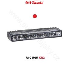 PROFI SLIM výstražné LED světlo vnější, do mřížky, červené, 12-24V, ECE R65