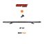 LED majáková rampa oranžová 143cm, 12/24V, R65 LED majáková rampa oranžová 143cm, 12/24V, R65