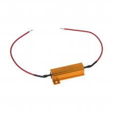 Resistor for bulb 12V/21W, 6 ohm, aluminium housing