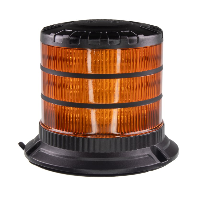 LED beacon, 12-24V, 24xLED orange, magnet, ECE R65