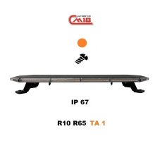 Slim LED majáková rampa oranžová 77cm, 12/24V, R65