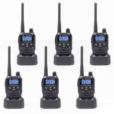 Sada 6 přenosných radiostanic PNI PMR R45 PRO 446MHz, 0,5W, 16 PMR