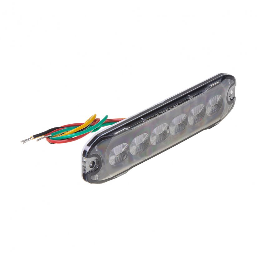 PROFI SLIM výstražné LED světlo vnější, červené, 12-24V, ECE R65