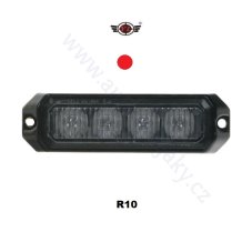 PREDATOR 4x3W LED, 12-24V, červený, R10 PREDATOR 4x3W LED, 12-24V, červený, R10