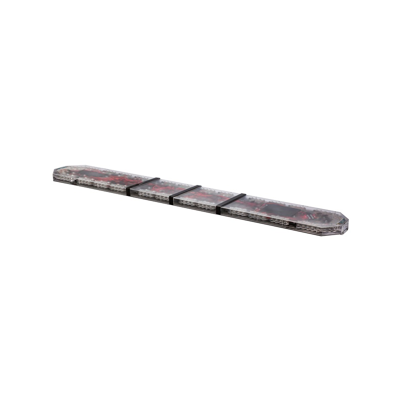 LED lightbar Montana 140cm, Blue-red, ECE R65 - Lens: Colored, LED modules: 10ml
