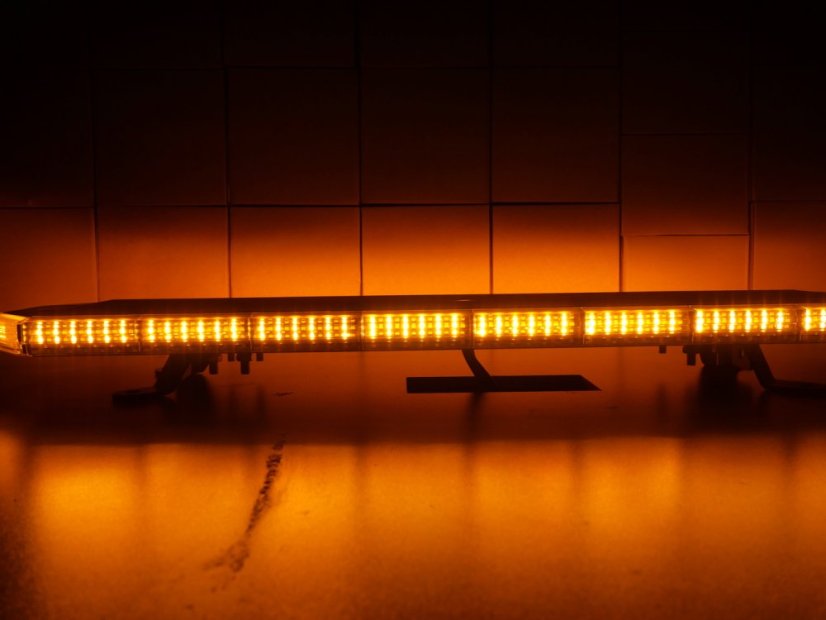 LED rampa 760mm, oranžová+bílá, 12-30V, ECE R65