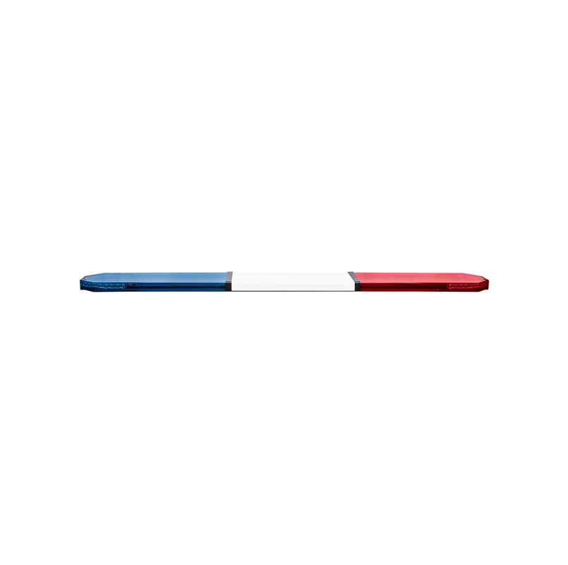 LED lightbar Montana 160cm, Blue-red, ECE R65 - Lens: Colored, LED modules: 10ml