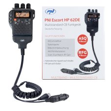 Přenosná CB radiostanice německá verze, multi standard,4W,12V,AM-FM