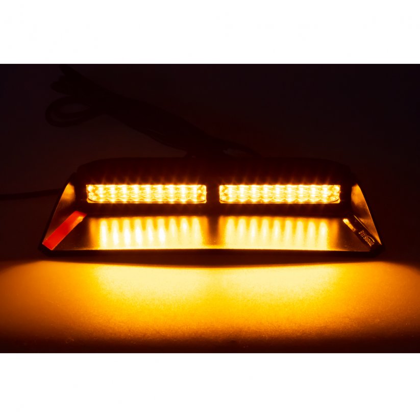 Výstražné svetlo PROFI LED vnútorné, 12-24V, oranžové, ECE R65