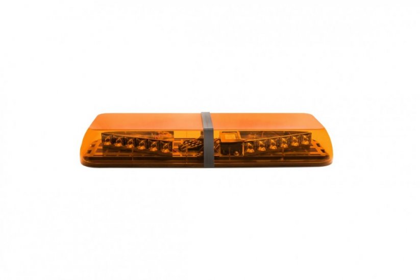 LED majáková rampa Optima 90 60cm, Oranžová, EHK R65 - Barva: Oranžová, Kryt: Barevný
