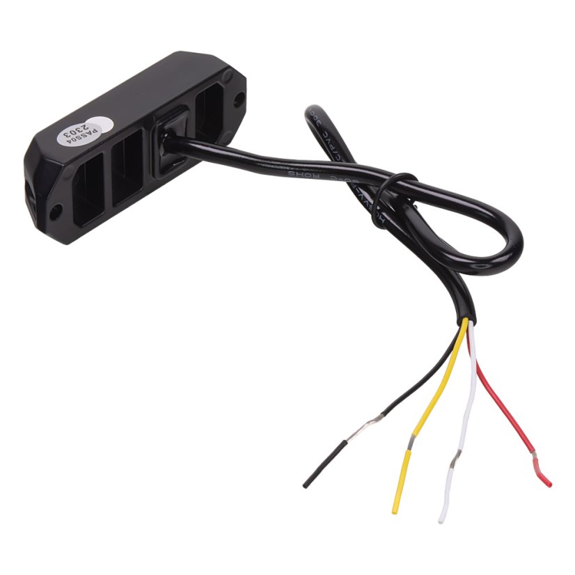 x PREDATOR povrchové výstražné LED světlo, 3x 3 W, 12-24 V, bílé, ECE R10