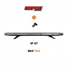 LED svetelná rampa oranžová 102cm, 12/24V, R65